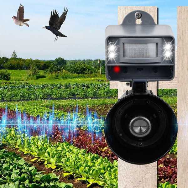 Ahuyentador Sonoro de Pájaros con Flash WEITECH