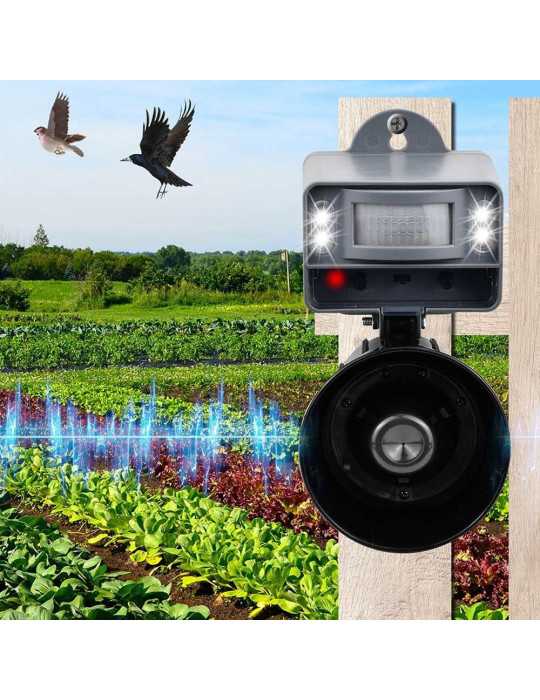 Ahuyentador Sonoro de Pájaros con Flash WEITECH
