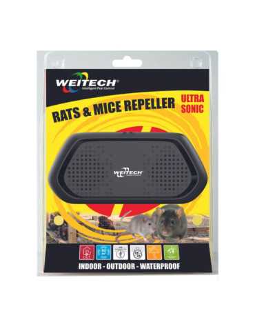Ahuyentador Ultrasónico de Ratas y Ratones WEITECH