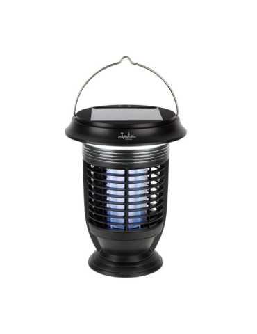 Atrapa Mosquitos para Interior/Exterior y Lámpara Solar, 5W, 40 m², Ø16,5 x 21,5 cm JATA HOGAR