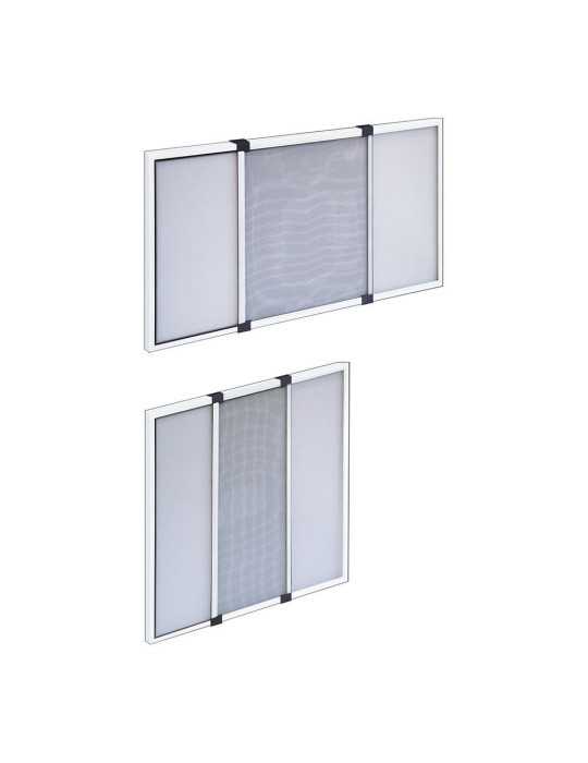 Mosquitera con Marco Extensible, Blanca, 90-172 x 70 cm IRS
