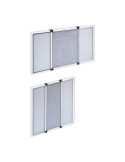 Mosquitera con Marco Extensible, Blanca, 90-172 x 70 cm IRS
