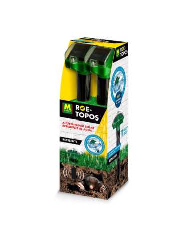 Repelente Solar para Topos Resistente al Agua, 2 uds MASSÓ