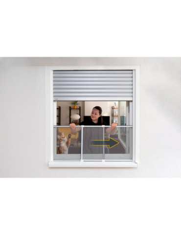 Mosquitera con Marco Extensible, Malla Aluminio, Blanco, 75-142 x 50 cm SCHELLENBERG 2