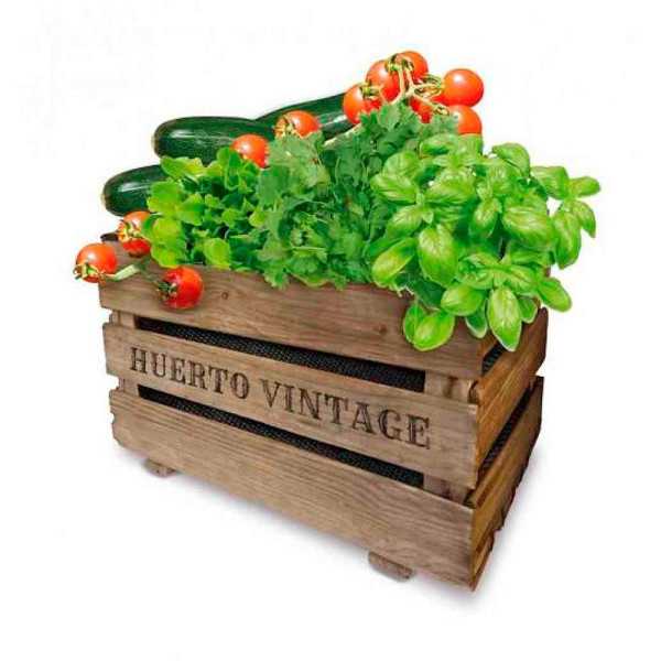 Caja Huerto Vintage Eco 50 x 35 x 30 cm AGREEN