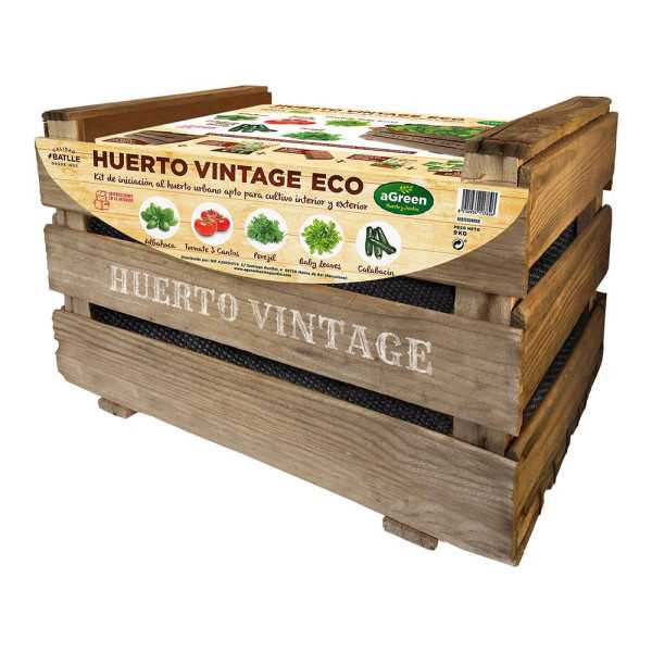 Caja Huerto Vintage Eco 50 x 35 x 30 cm AGREEN