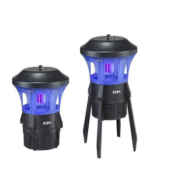 Atrapa Insectos Eléctrico para Interior/Exterior 7W, 100 m², Ø21,5 x 44 cm EDM