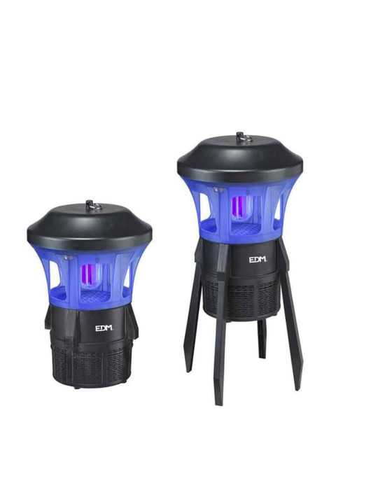 Atrapa Insectos Eléctrico para Interior/Exterior 7W, 100 m², Ø21,5 x 44 cm EDM