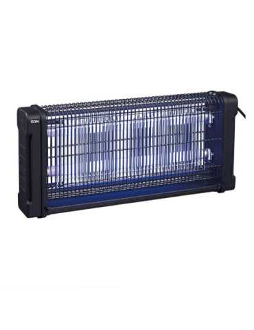Mata Insectos Profesional Eléctrico, Color Negro, 2 x 10W, 80 m², 43,7 x 10 x 26,5 cm 340° EDM