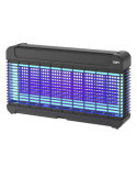Mata Insectos Profesional Electrónico con LED, Color Negro, 13W, 300 m², 47 x 10 x 26,3 cm EDM