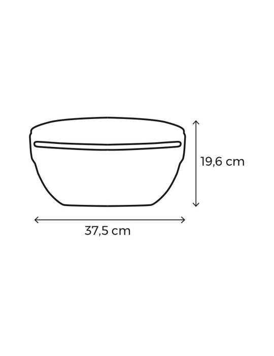 Atrapa Insectos con Placa Adhesiva, Uso Interior, 1 x 18W, 80 m², 37,5 x 19,6 cm EDM