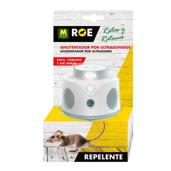 Ahuyentador Ultrasonidos para Ratas y Ratones MASSÓ