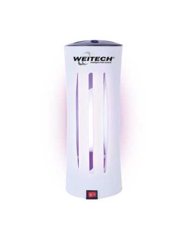 Atrapa Insectos Voladores con Luz UV y Trampa Adhesiva, 9 W, Ø12 x 29,7 cm WEITECH