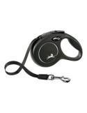 Correa Extensible Classic Negra, Cinta 5 m, L, Hasta 50 Kg FLEXI