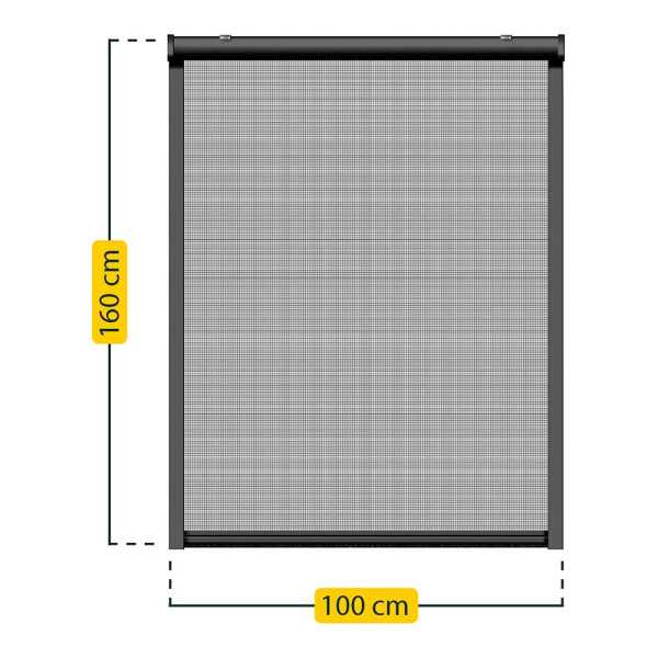 Mosquitera Enrollable, Antracita, 100 x 160 cm SCHELLENBERG