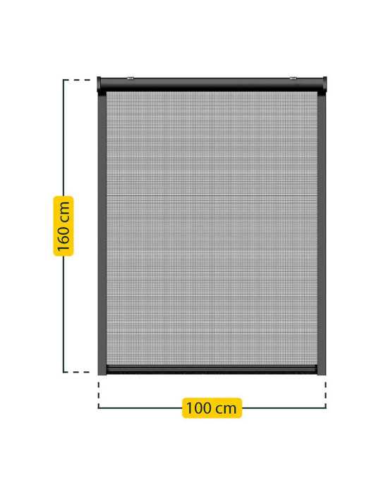 Mosquitera Enrollable, Antracita, 100 x 160 cm SCHELLENBERG