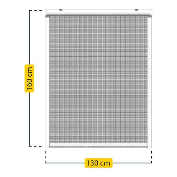 Mosquitera Enrollable, Blanca, 130 x 160 cm SCHELLENBERG