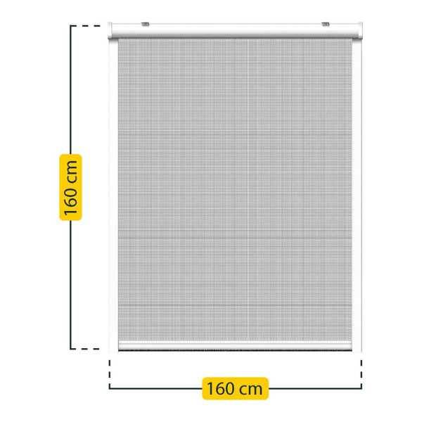 Mosquitera Enrollable, Blanca, 160 x 160 cm SCHELLENBERG