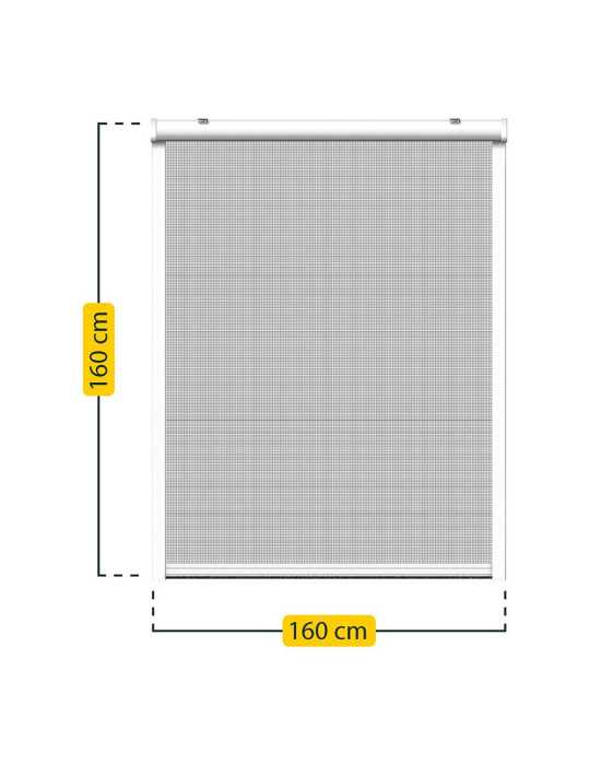 Mosquitera Enrollable, Blanca, 160 x 160 cm SCHELLENBERG