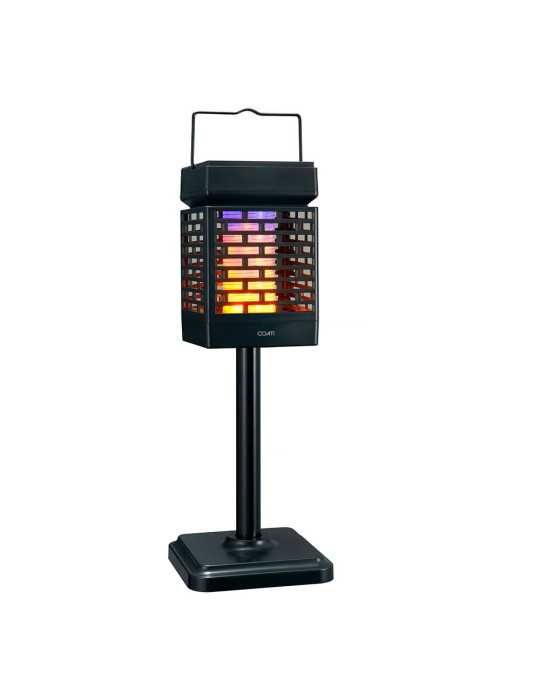 Lámpara Solar Recargable Mata Mosquitos, Negra, 108 x 108 x 172-775 mm COATI