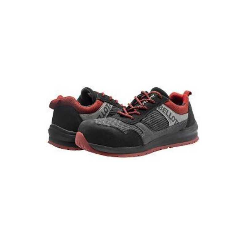 Zapato seguridad BELLOTA zapato seg. s1p street negro/rojo t-38 Talla 38