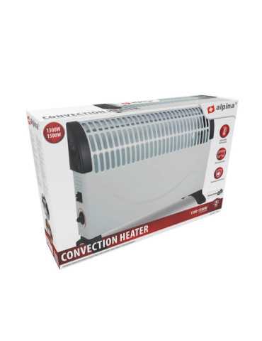 Convector 650 / 850 / 1500 W, Blanco, 50 x 18 x 33 cm ALPINA 2