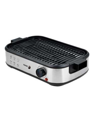 Parrilla Eléctrica Smokeless con Extractor de Humo 1800 W 44 x 27 x 10,5 cm FAGOR