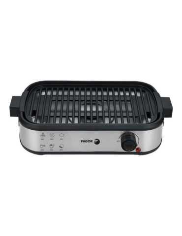Parrilla Eléctrica Smokeless con Extractor de Humo 1800 W 44 x 27 x 10,5 cm FAGOR 2