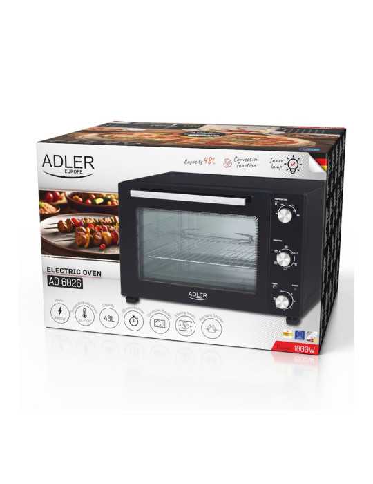 Horno Eléctrico Ad 6026 1800 W 48 l ADLER