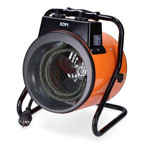 Calefactor Industrial 1500 - 3000 W, 31 x 27 x 35 cm EDM
