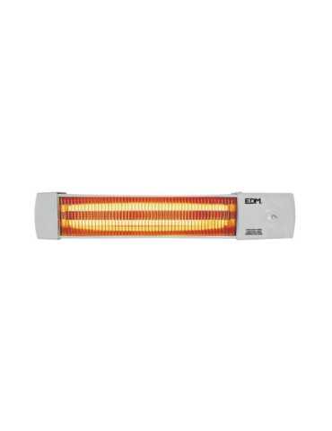 Estufa de Cuarzo Orientable 600 / 1200 W Modelo Marfil, 57 x 10 x 10,5 cm EDM
