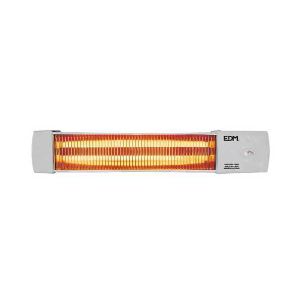 Estufa de Cuarzo Orientable 600 / 1200 W Modelo Marfil, 57 x 10 x 10,5 cm EDM