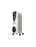 Radiador de Aceite 1500 W con 7 Elementos, 37 x 16,5 x 73 cm EDM