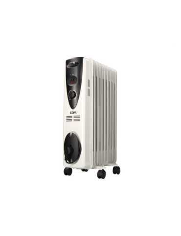Radiador de Aceite 2000 W con 9 Elementos, 45,5 x 16,5 x 73 cm EDM