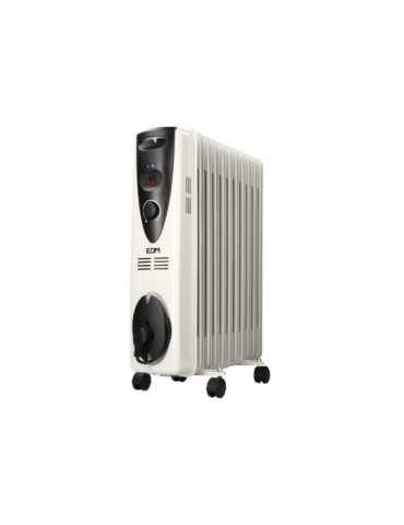 Radiador de Aceite 2500 W con 11 Elementos, 53,5 x 16,5 x 73 cm EDM