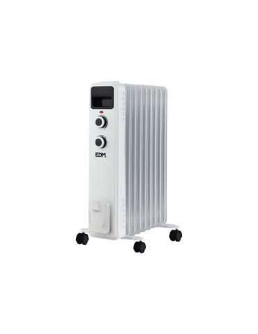 Radiador de Aceite 2000 W con 9 Elementos, 41 x 25 x 60 cm EDM