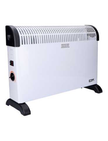 Convector de Aire Modelo Básico 2000 W, 62,5 x 14 x 49 cm EDM 2