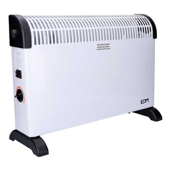 Convector de Aire Modelo Básico 2000 W, 62,5 x 14 x 49 cm EDM