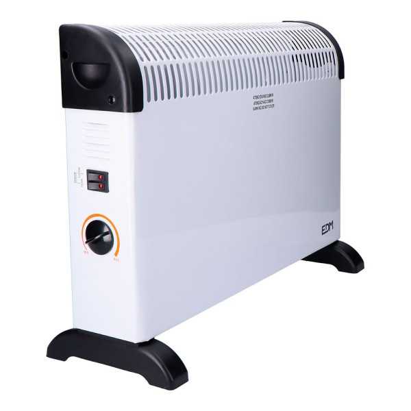 Convector de Aire Modelo Básico 2000 W, 62,5 x 14 x 49 cm EDM