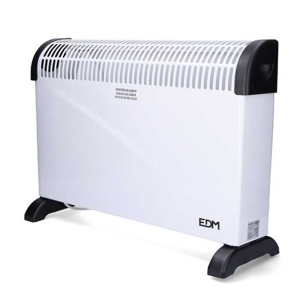 Convector de Aire Modelo Turbo 2000 W, 62,5 x 14 x 49 cm EDM