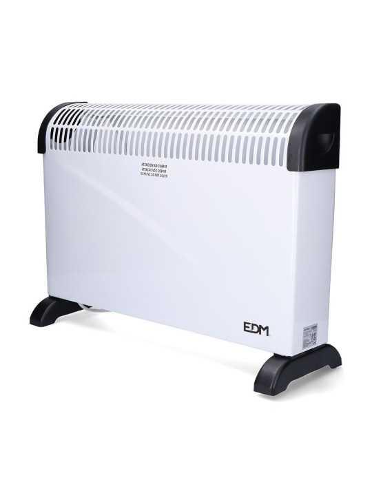 Convector de Aire Modelo Turbo 2000 W, 62,5 x 14 x 49 cm EDM