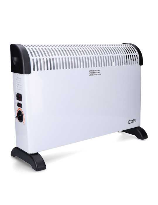 Convector de Aire Modelo Turbo 2000 W, 62,5 x 14 x 49 cm EDM