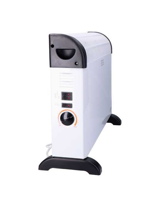 Convector de Aire Modelo Turbo 2000 W, 62,5 x 14 x 49 cm EDM