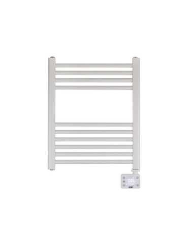 Radiador / Toallero Eléctrico 400 W con Temporizador Blanco, 50 x 5,3 x 70 cm EDM