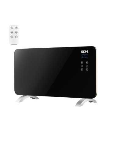 Convector con Placa de Cristal 1500 W, 76 x 24 x 43 cm EDM