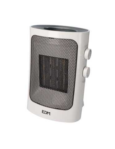 Calefactor Vertical 1000 - 1500 W Blanco, 19 x 14 x 25,5 cm EDM