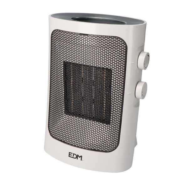 Calefactor Vertical 1000 - 1500 W Blanco, 19 x 14 x 25,5 cm EDM