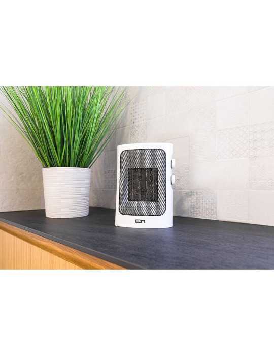 Calefactor Vertical 1000 - 1500 W Blanco, 19 x 14 x 25,5 cm EDM