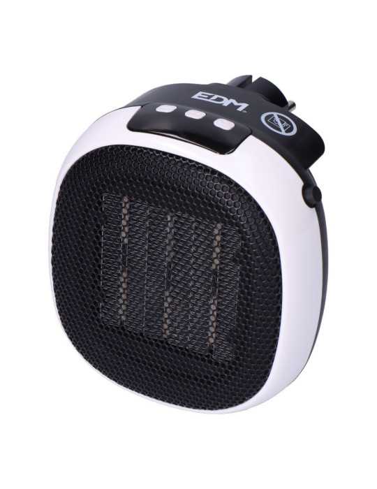Mini Calefactor Cerámico de Enchufe 700 W, 12,4 x 13,5 x 10,8 cm EDM