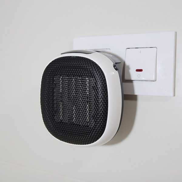 Mini Calefactor Cerámico de Enchufe 700 W, 12,4 x 13,5 x 10,8 cm EDM